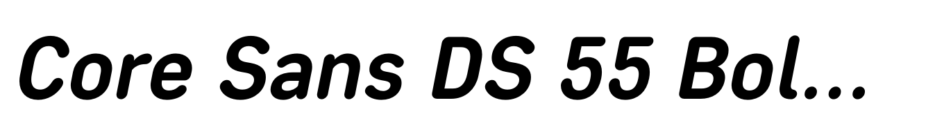 Core Sans DS 55 Bold Italic